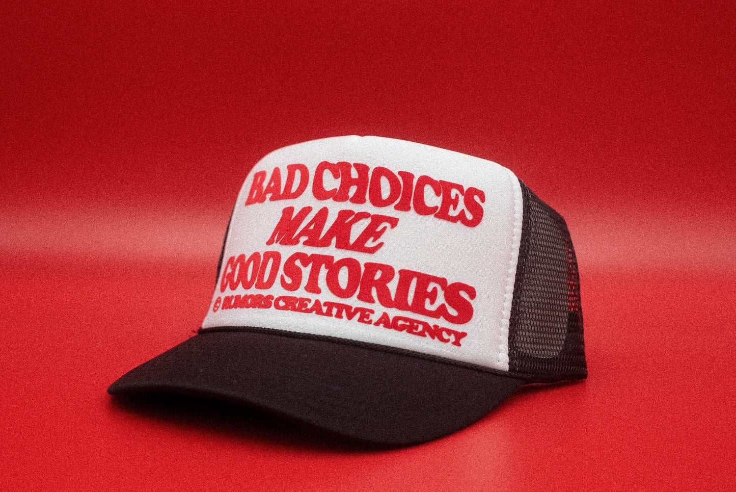 The "Bad Choices Make Good Stories" Funny Trucker Hat