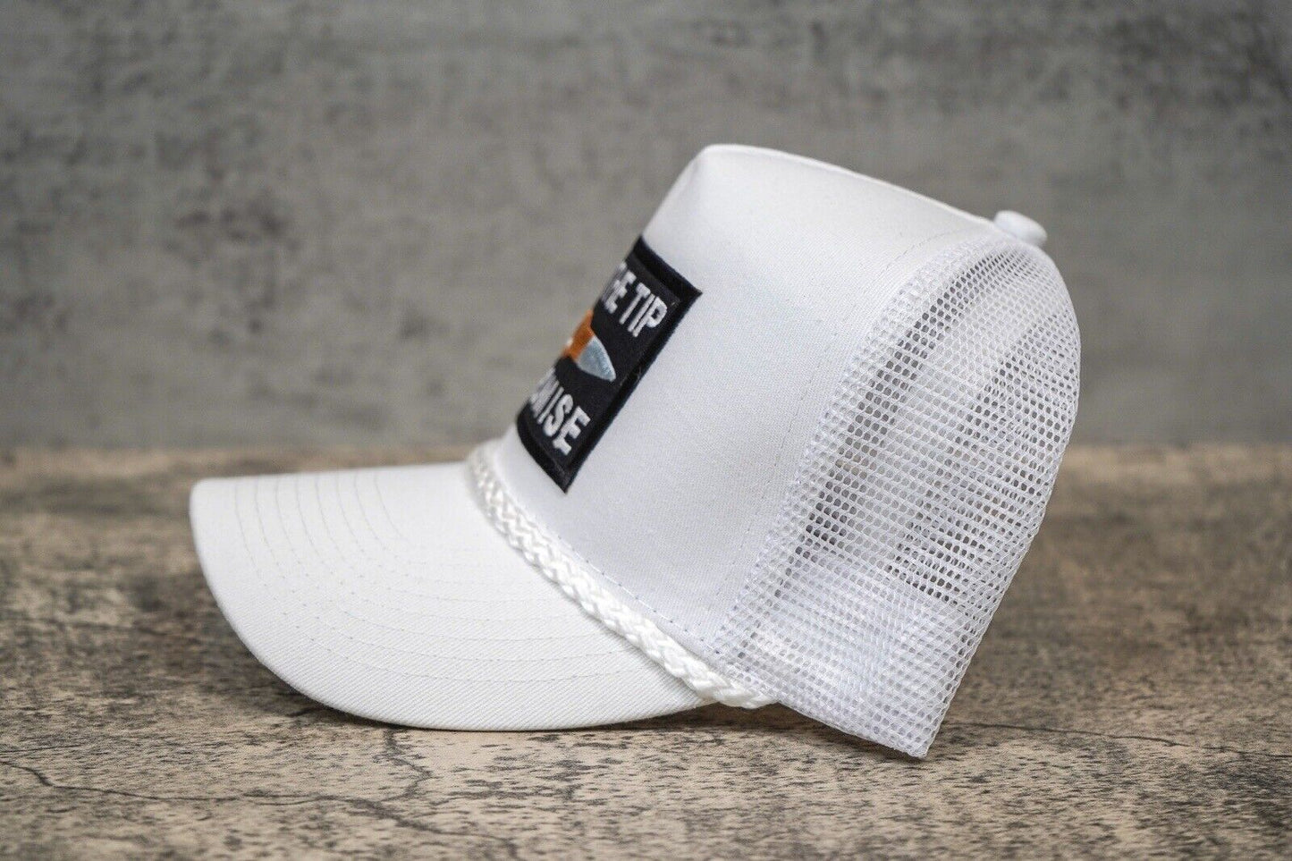 The "Just The Tip I Promise" Funny Trucker Hat