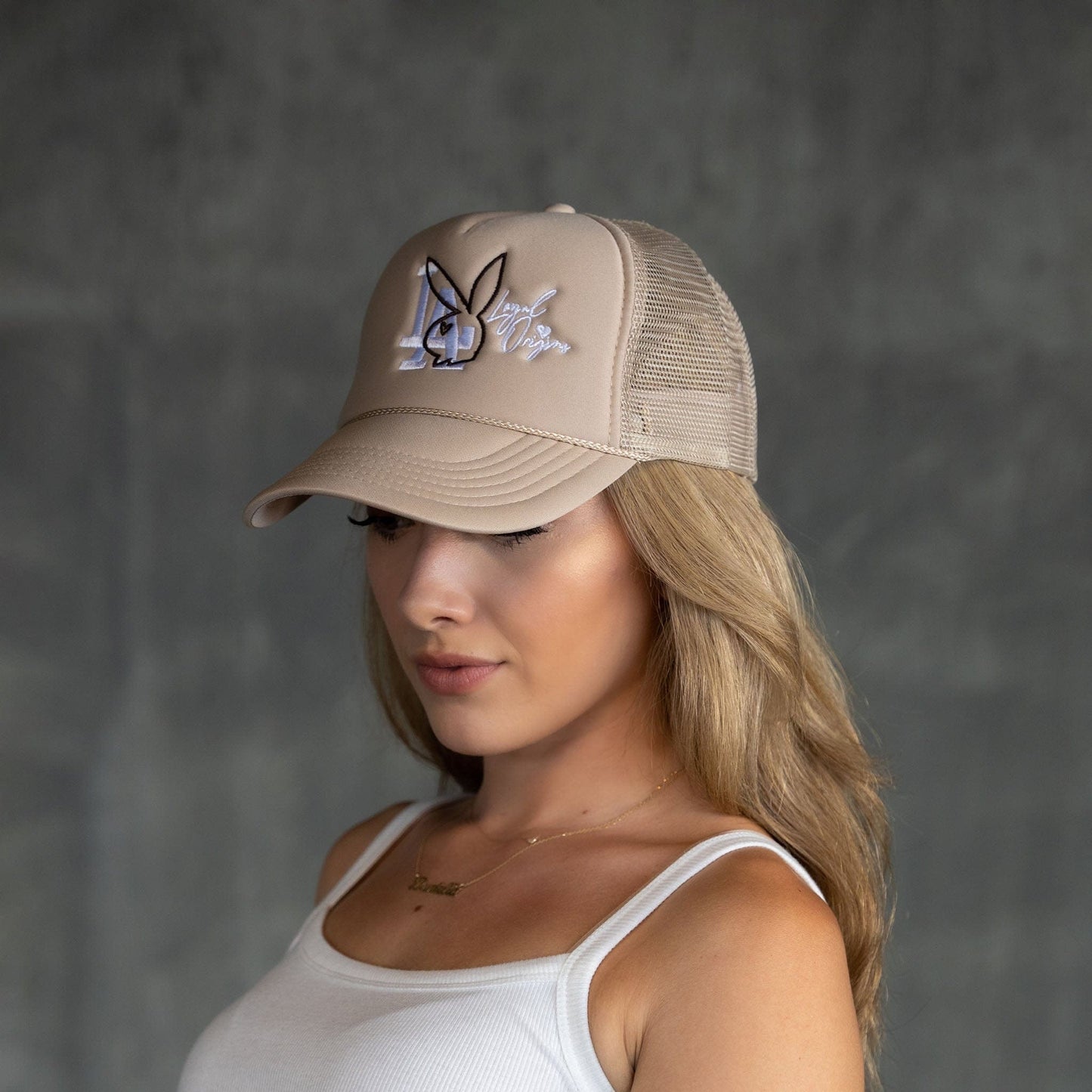 The "LA Bunny Signature" Trucker Hat