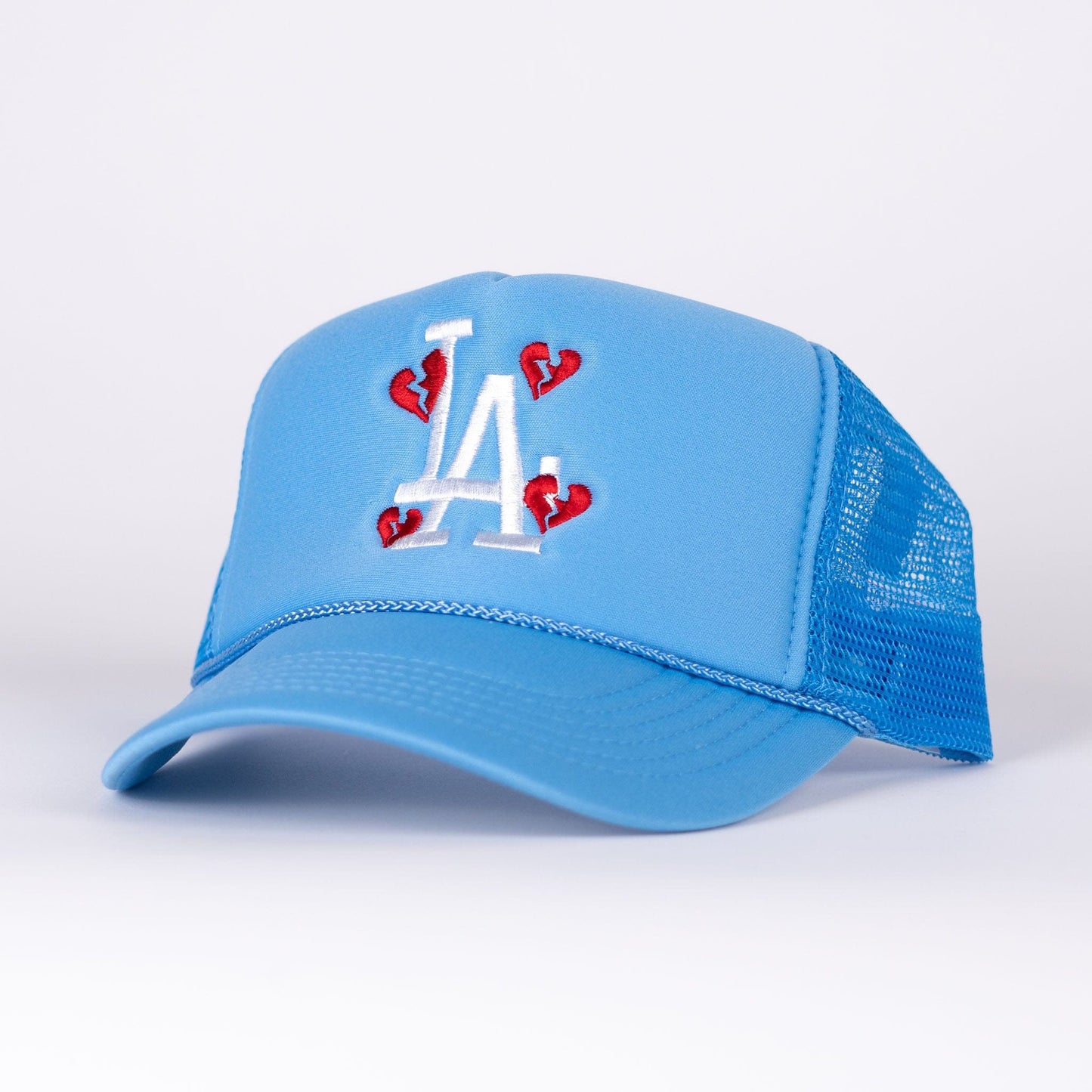 LA Los Angeles "Broken Hearts" Baseball Trucker Hats