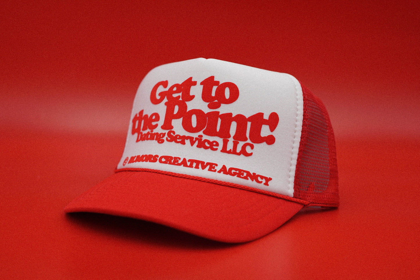 The "Get To The Point" Funny Trucker Hat