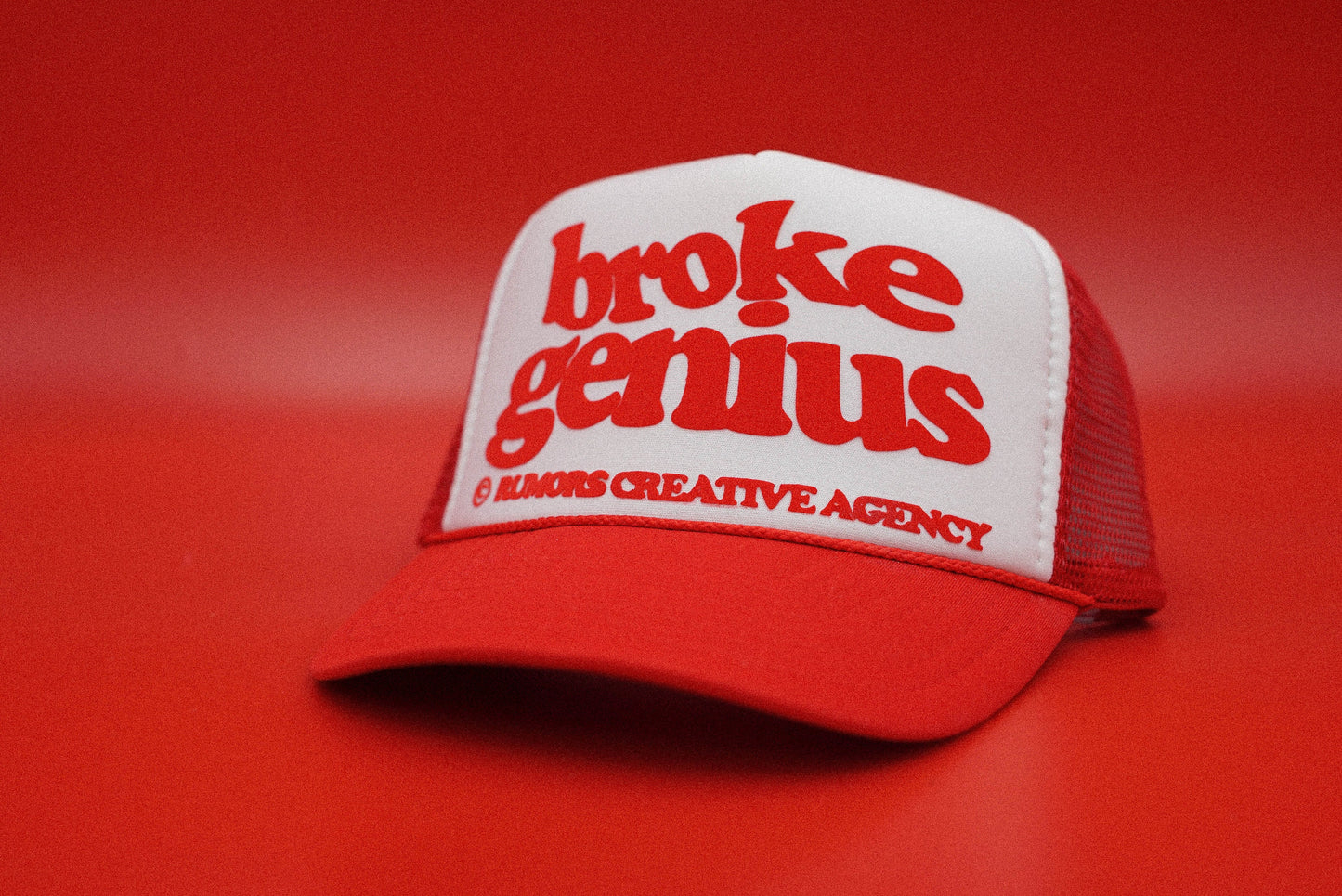 The "Broke Genius" Funny Trucker Hat